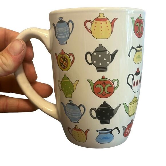 Stonewear Tea Pot coffee mug - Picture 1 of 5